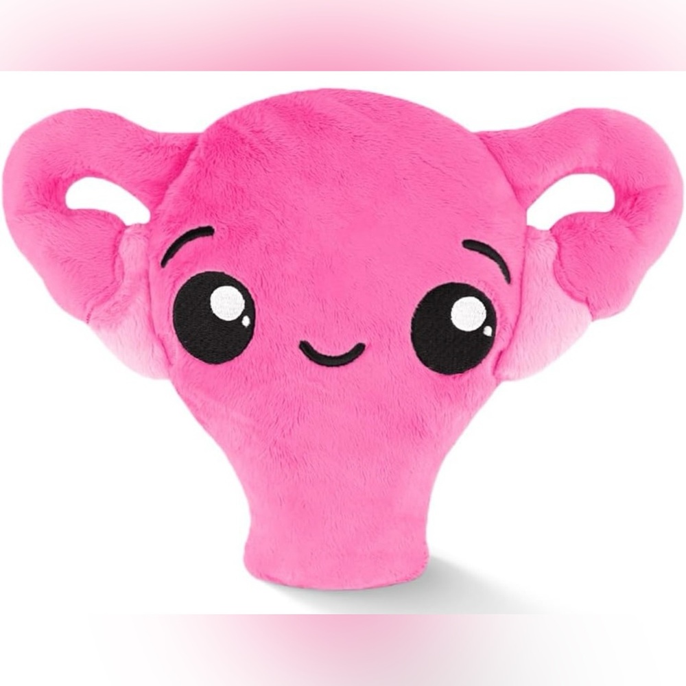 Uterus Plush, Heating Pad for Period Cramps, Hysterectomy Gifts, Pink - NWT